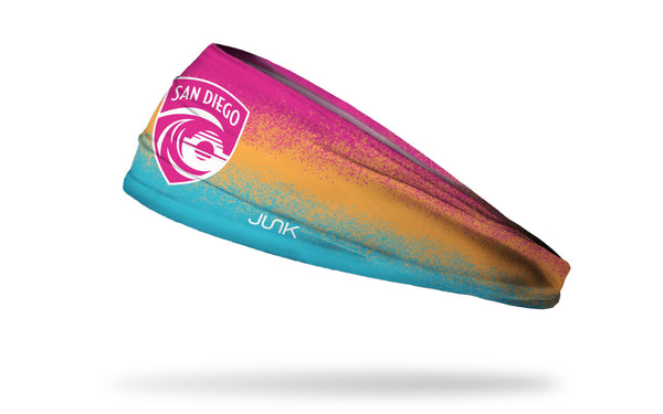 San Diego Wave FC Gradient Pink Crest Headband
