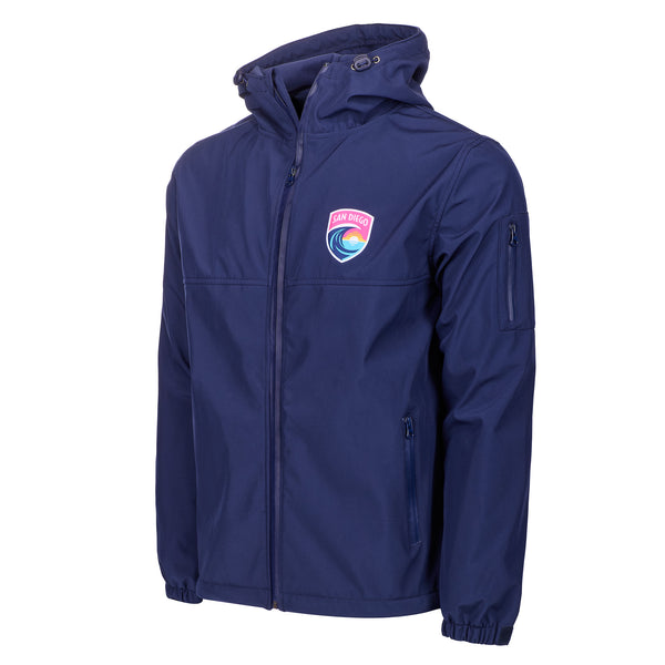 Unisex San Diego Wave FC Crest Three Layer Jacket