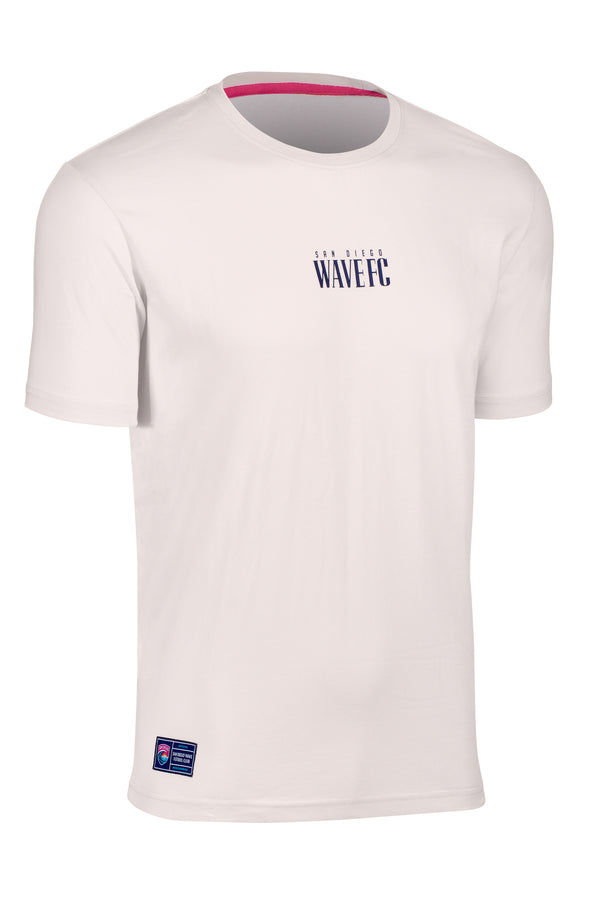 Youth San Diego Wave FC Wordmark Wave Fill Short Sleeve Tee