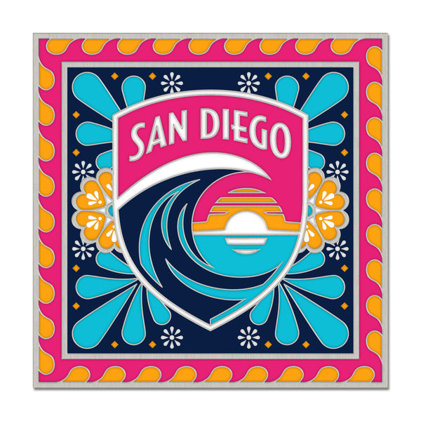 San Diego Wave FC Tile Crest Pin