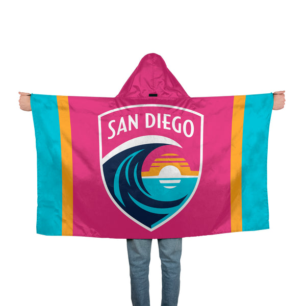 San Diego Wave FC Stripe Hoodie Flag