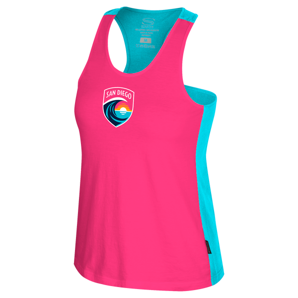 Women's San Diego Wave FC Thrill Racerback Tank Top