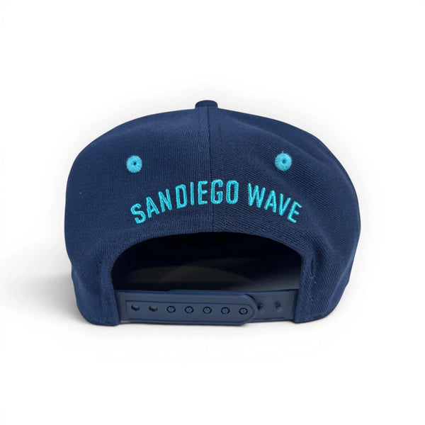 Youth Nike San Diego Wave FC Woven Patch Crest Pro Flatbill
