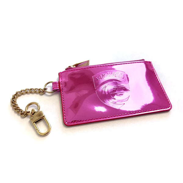 San Diego Wave FC Ricki Metallic Key Ring Pouch