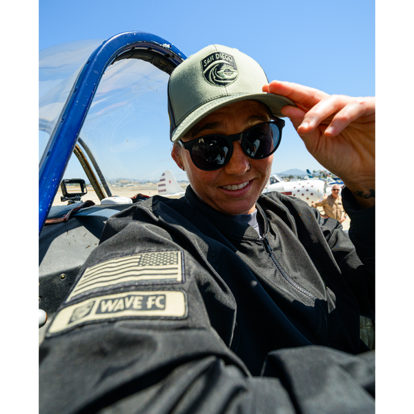 San Diego Wave FC Military Appreciation Hat