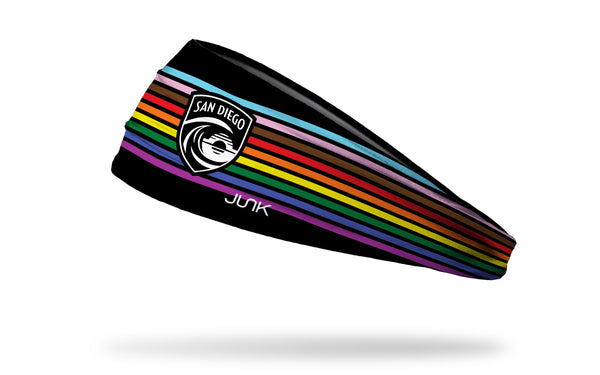 San Diego Wave FC Spread Love Make Waves Pride Headband