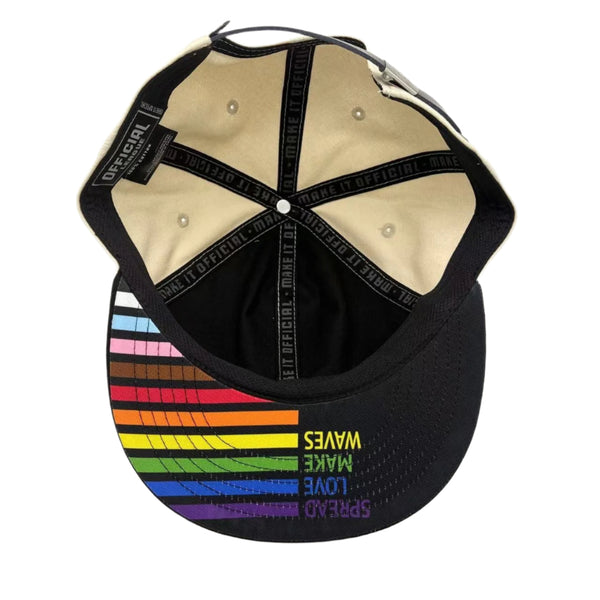 San Diego Wave FC Spread Love Make Waves Pride Hat