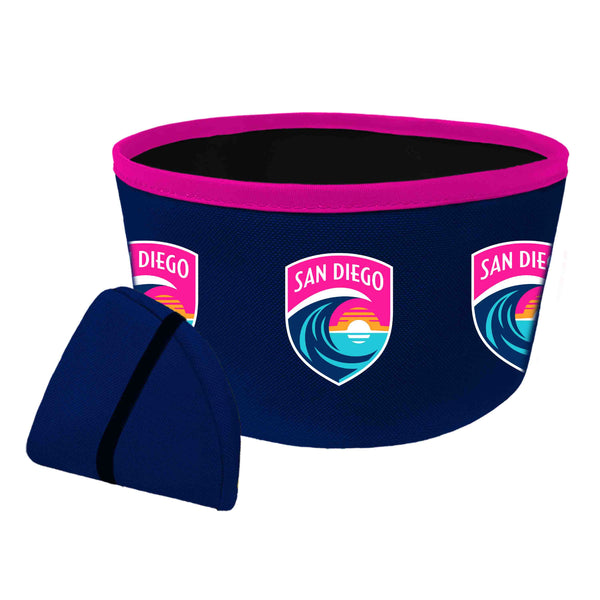 San Diego Wave FC Crest Collapsible Water Bowl