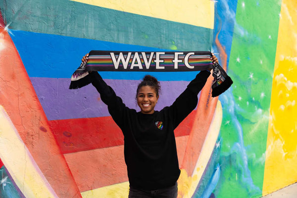 San Diego Wave FC Spread Love Make Waves 2025 Pride Summer Scarf