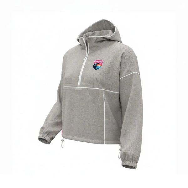 Women's San Diego Wave FC Gaia Textured 1/2 Zip Jacket